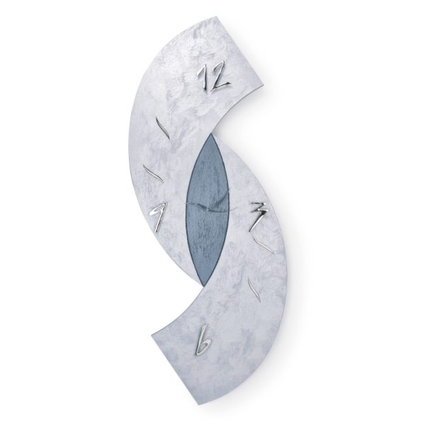 Orologi da parete verticale "Esse" - Argento e Antracite