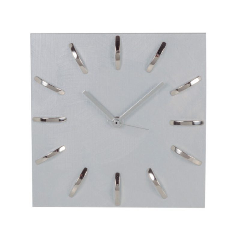 Orologio da tavolo colore Silver con riferimenti ore