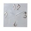 orologio da tavolo colore silver con riferimenti numeri