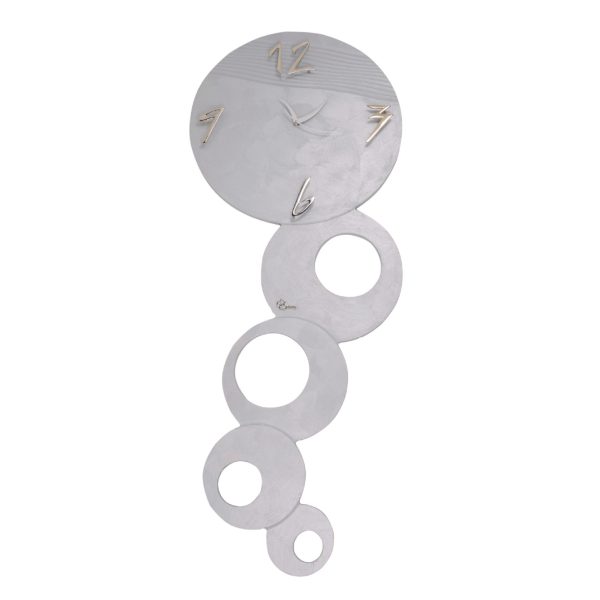Orologio da parte verticale a cerchi - Argento - Collezione Panto