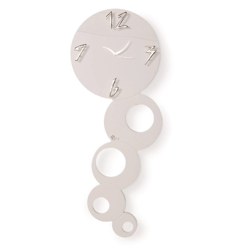 Orologio verticale da parete muti cerchio finitura laccato opaco - immagine 4