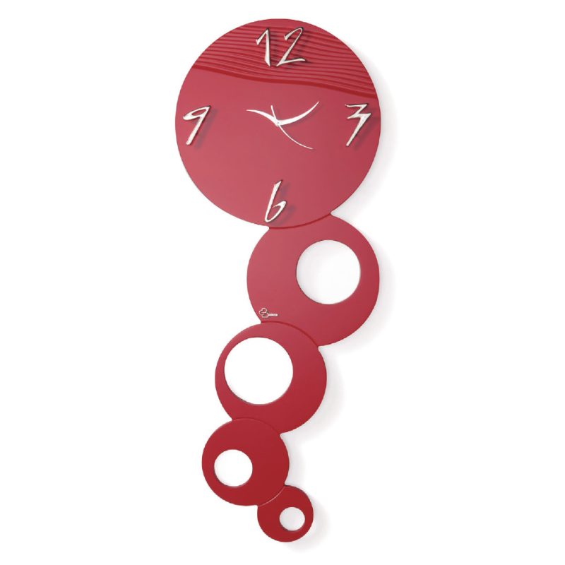 Orologio verticale da parete muti cerchio finitura laccato opaco - immagine 3