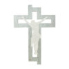 art 484 gesu crocifisso Argento Bianco 70x50