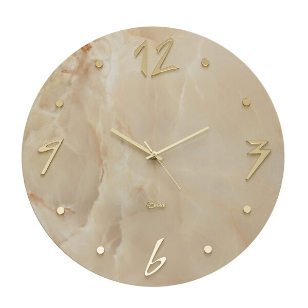 Orologio da parete tondo - Tagina Onice - Collezione Kerlite