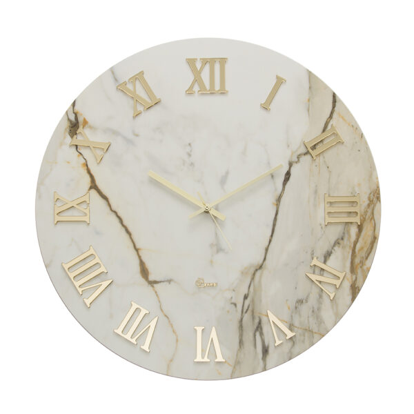 Orologio da parete tondo - Gardenia Antique Brown - Collezione Kerlite