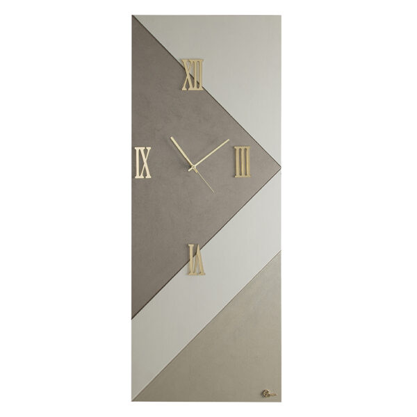 Orologio verticale rettangolare triangoli - Collezione Pantografati