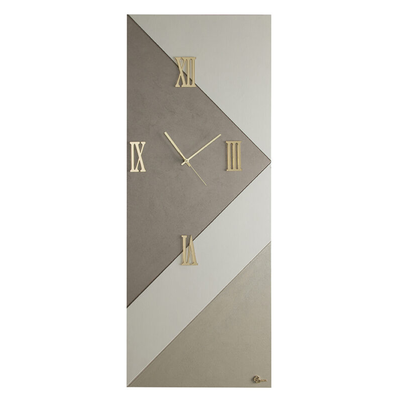 Orologio verticale rettangolare triangoli - Collezione Pantografati
