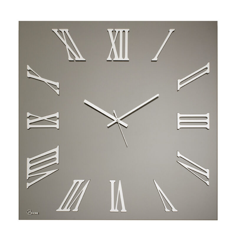 Orologio specchio da parete quadrato - Collezione Specchi