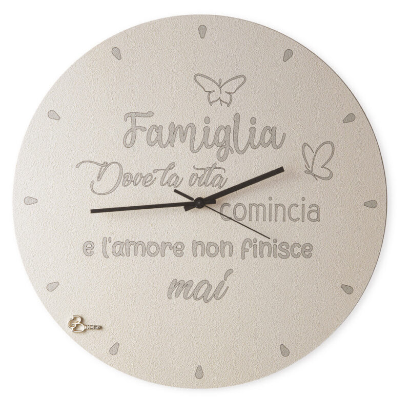 Orologi da parete con incisione personalizzata - Gioacchino Brindicci Home - immagine 4
